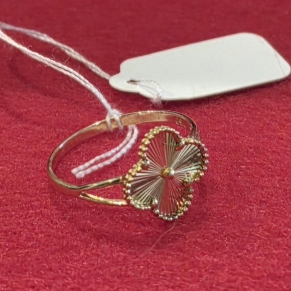 No Brand Jewelry - 💞💍18K Real Gold  Clover Ring💍💞
